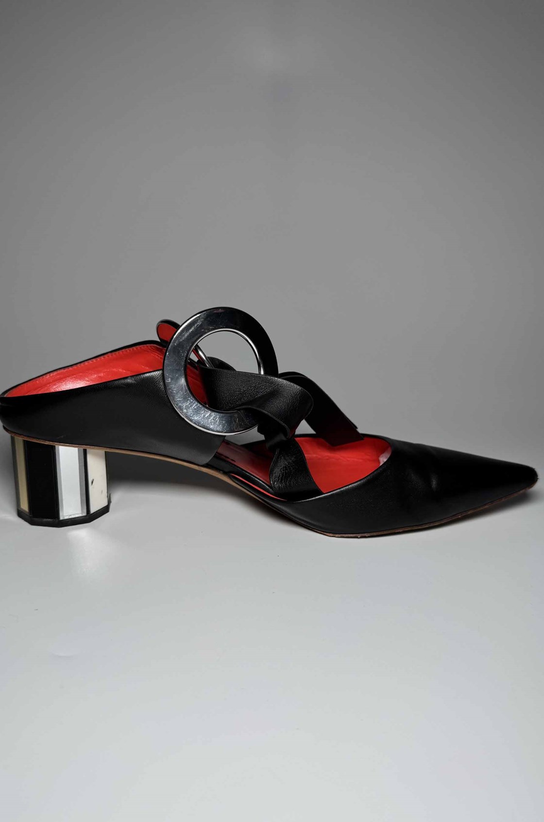 Proenza Schouler Siyah Topuklu Ayakkabı (37)