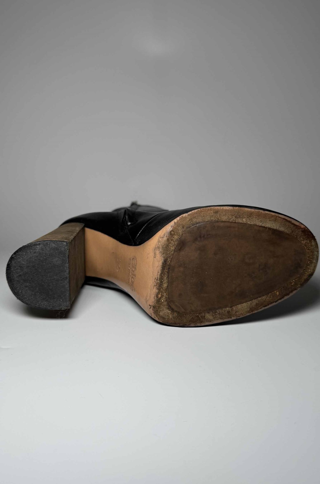 Chloe Bağcıklı Siyah Bot (37,5)