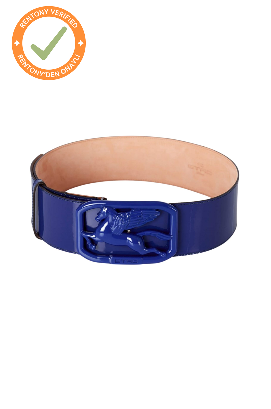 Etro 70mm Pegaso Rugan Lacivert Kemer (80)