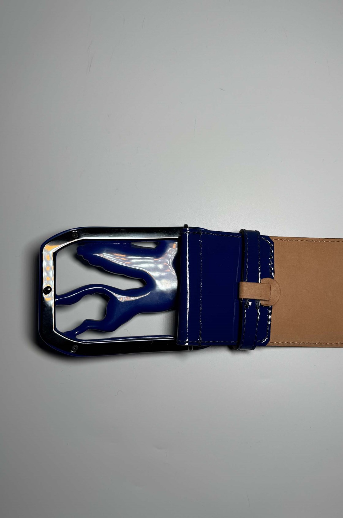 Etro 70mm Pegaso Rugan Lacivert Kemer (80)