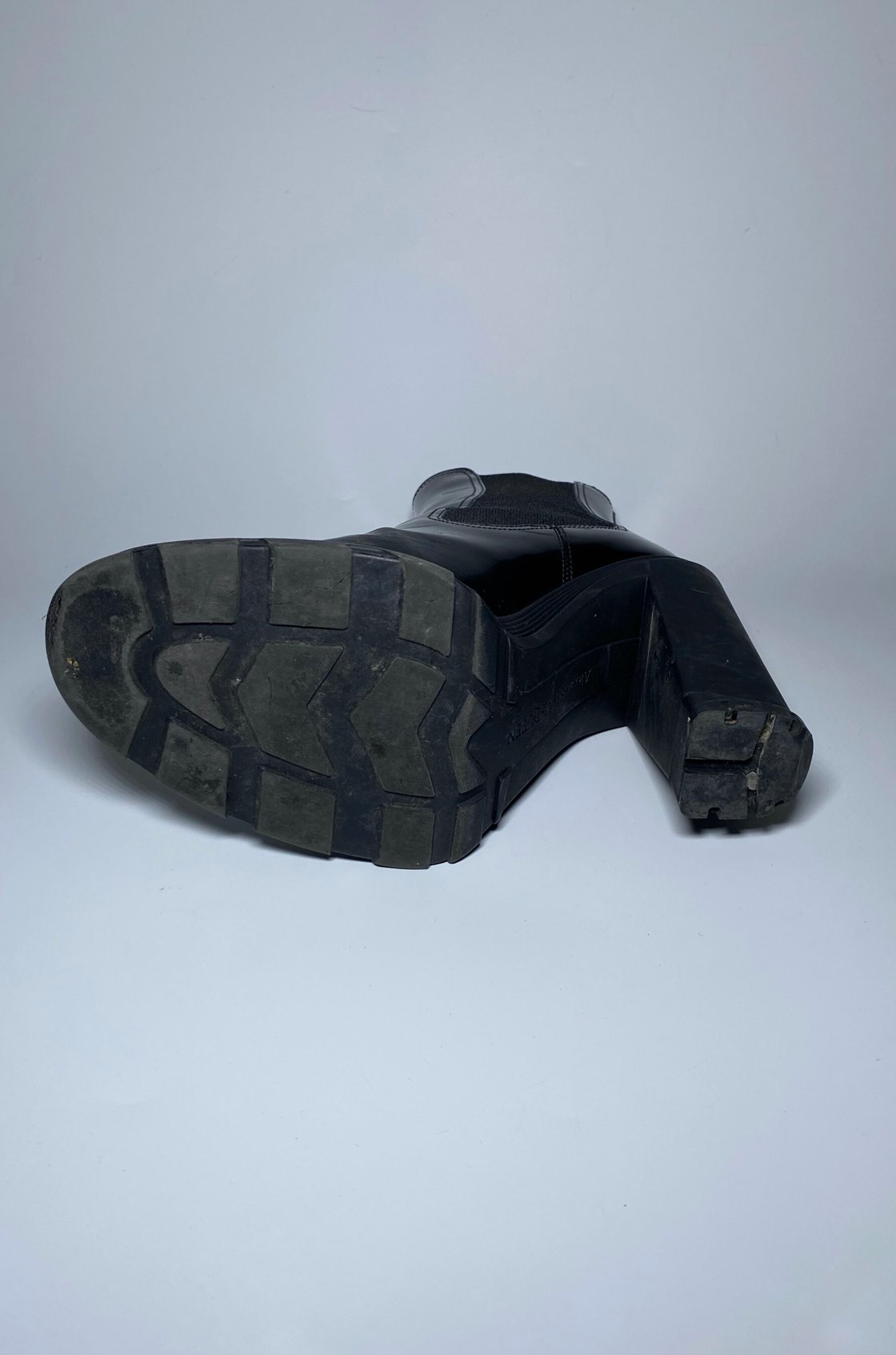 Alexander Mcqueen Chelsea Siyah Topuklu Bot (39)