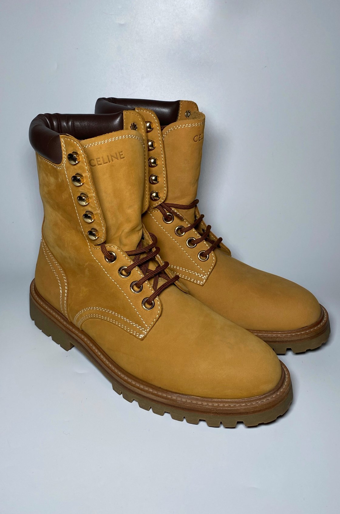 Celine Monarch Kahverengi Erkek Bot (43)