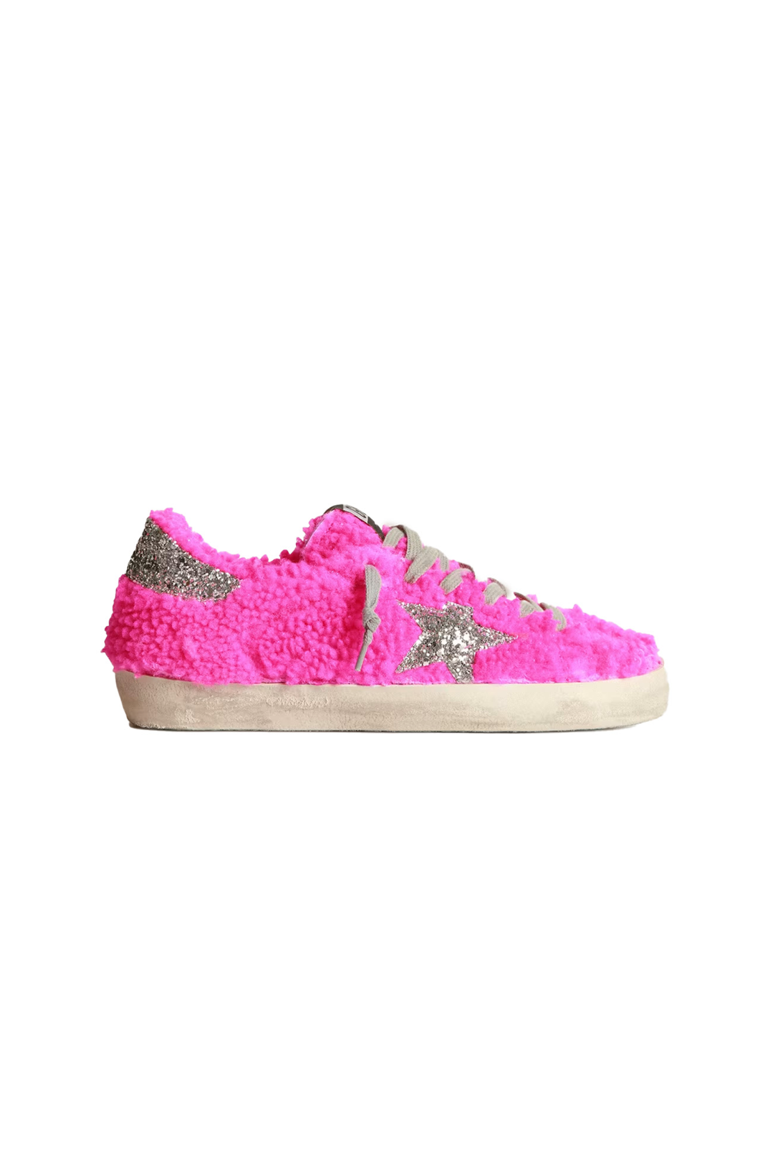 Golden Goose Tüylü Pembe Sneaker (39)
