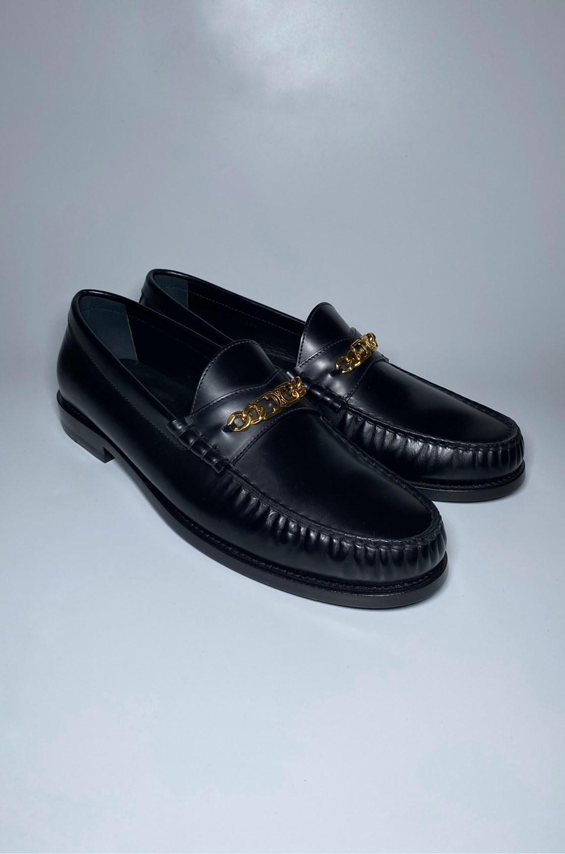 Celine Luco Triomphe Siyah Erkek Loafer (42)