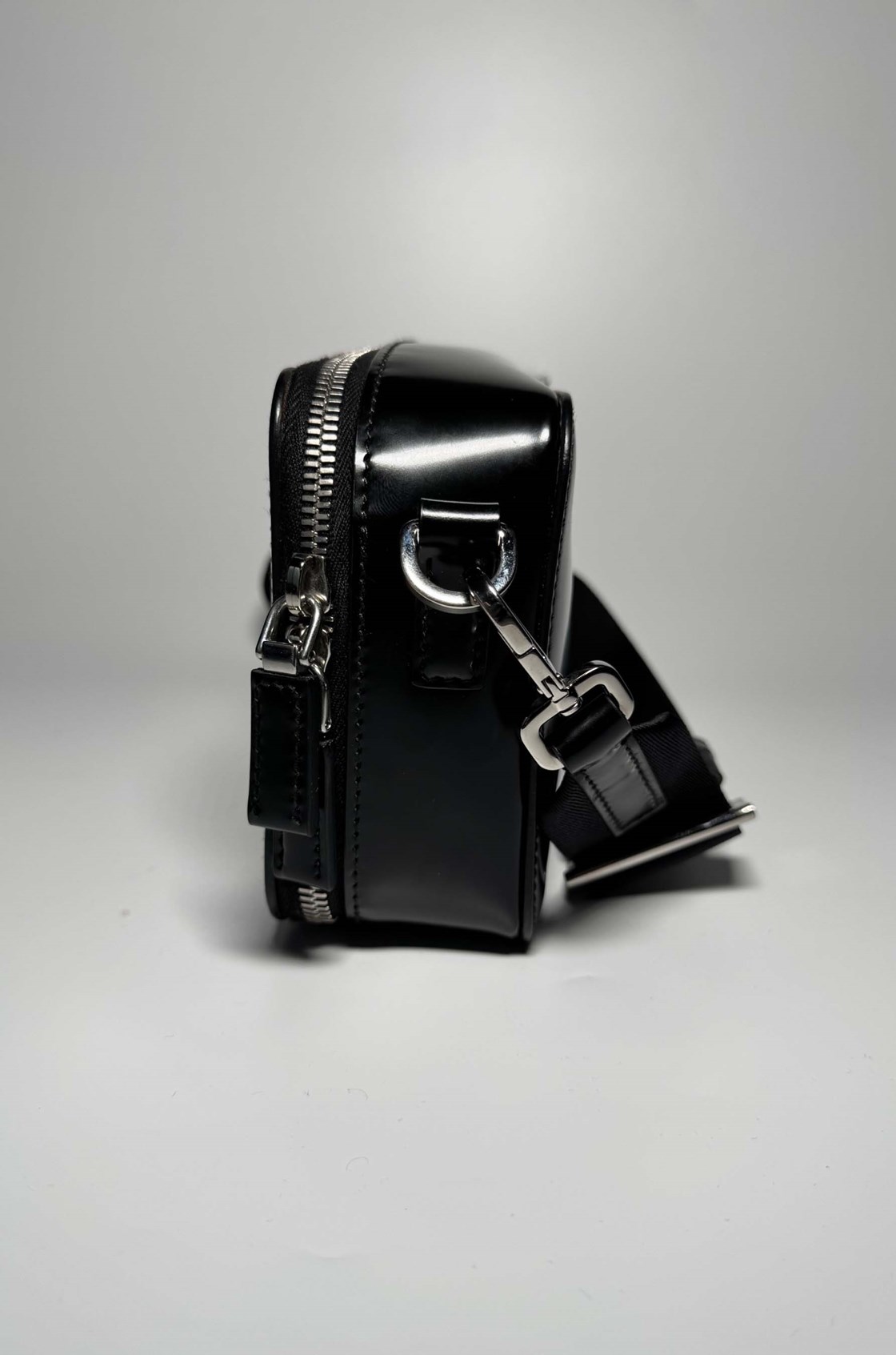 Prada Brique Küçük Çanta Detaylı Siyah Çanta