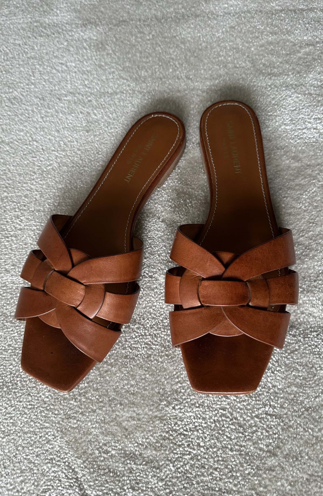 Yves Saint Laurent Kahverengi Terlik (38.5)