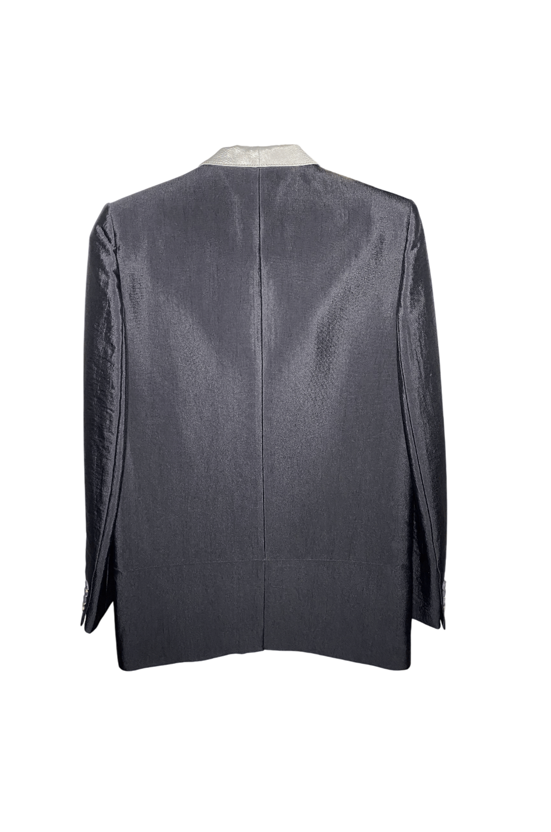 Helmut Lang Beyaz Yaka Detaylı Siyah Ceket