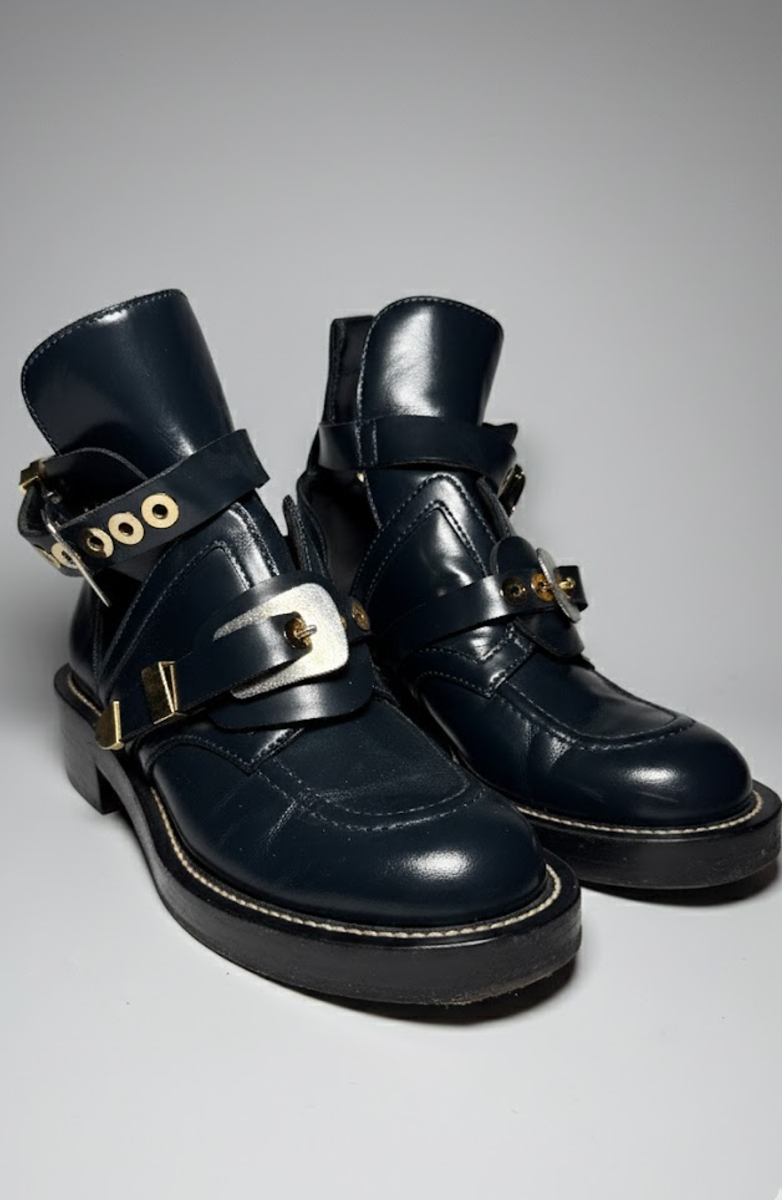 Balenciaga Lacivert Bot (37,5)