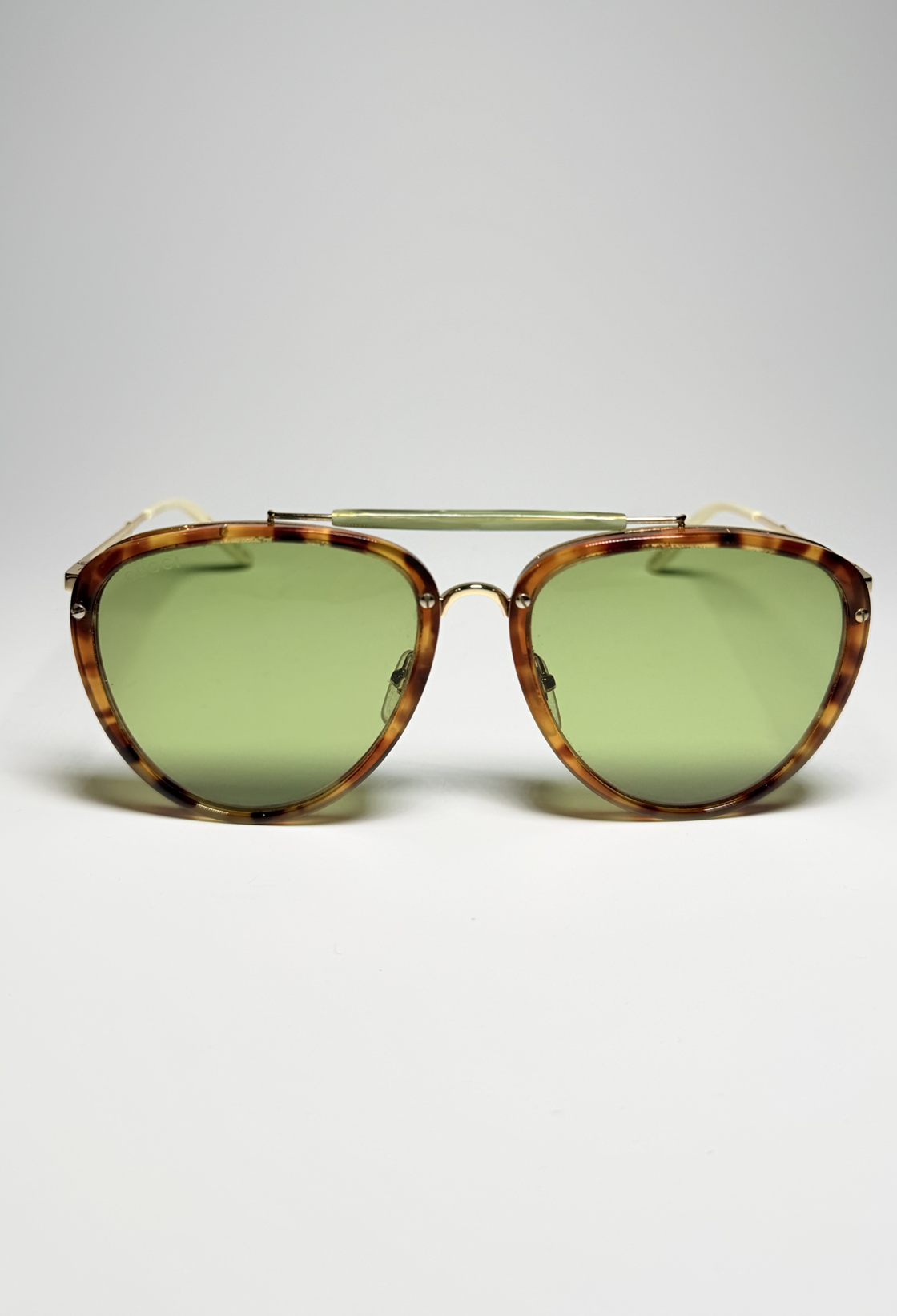 Gucci Yeşil Camlı Desenli Güneş Gözlüğü