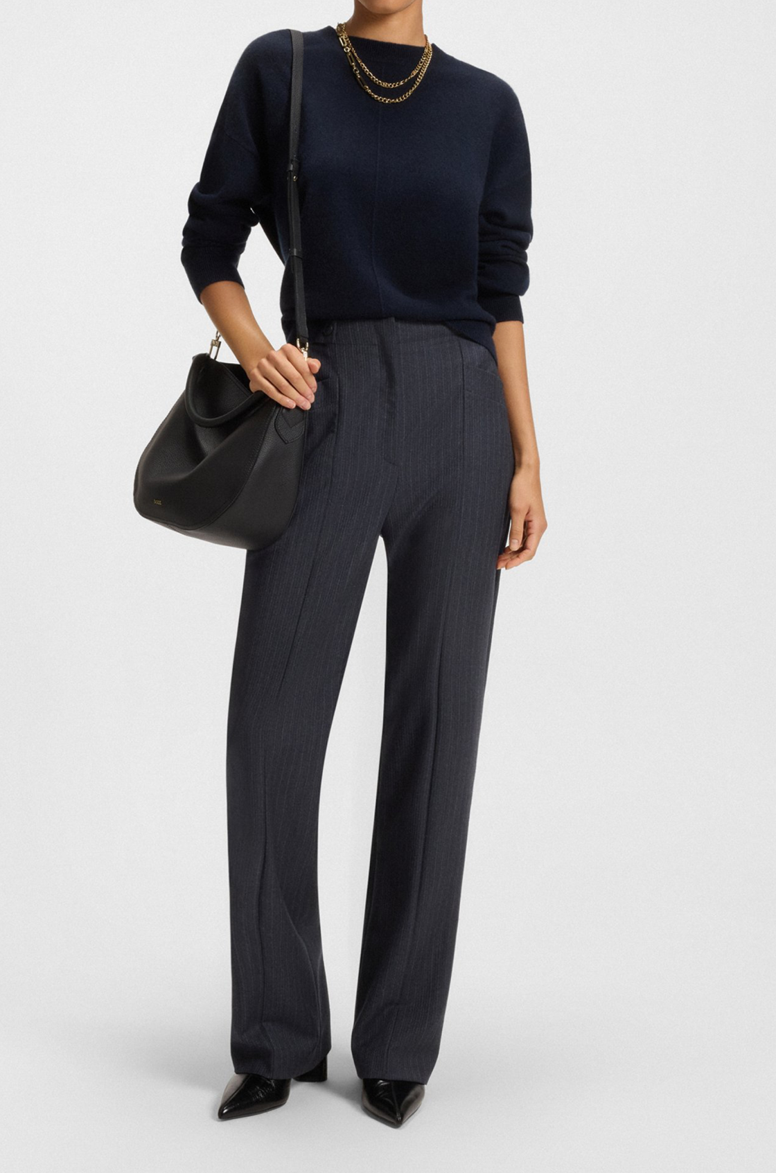 Boss Çizgili Takım