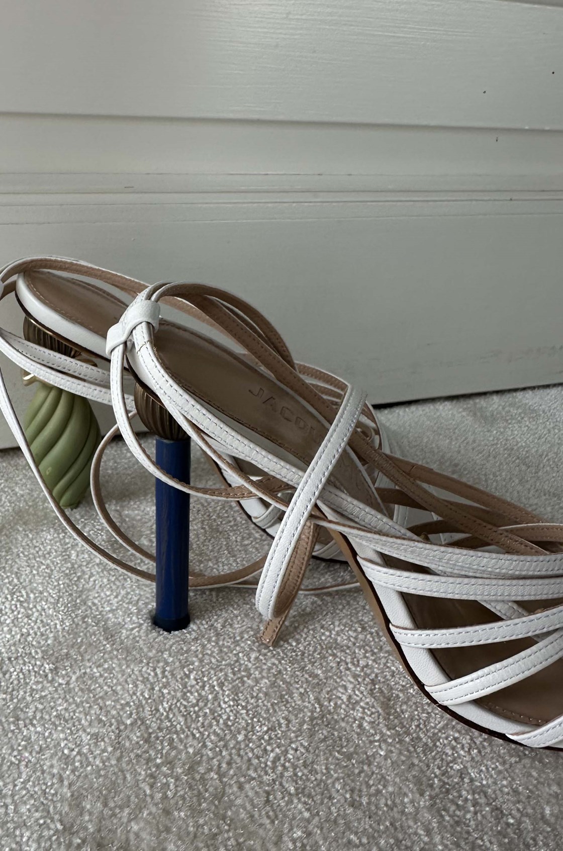 Jacquemus Beyaz Topuklu Ayakkabı (38.5)