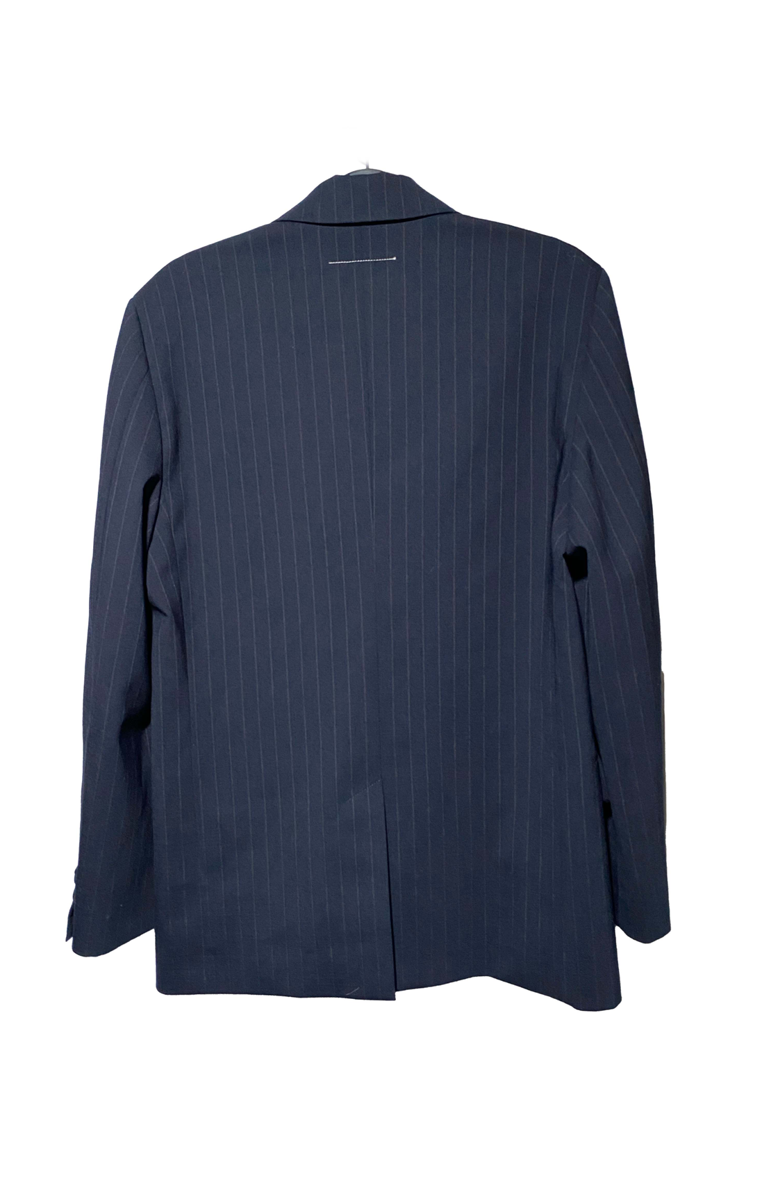 Maison Margiela Çizgili Lacivert Blazer Ceket