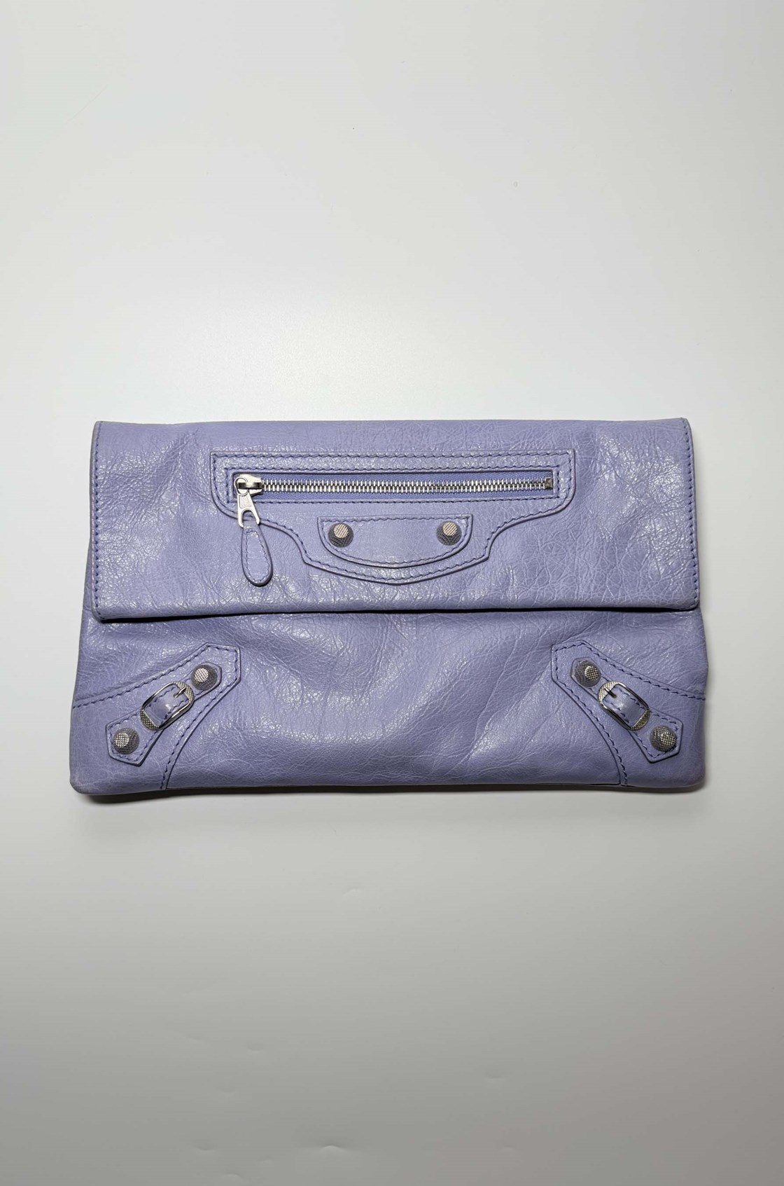 Balenciaga Agneau Lila Clutch Çanta