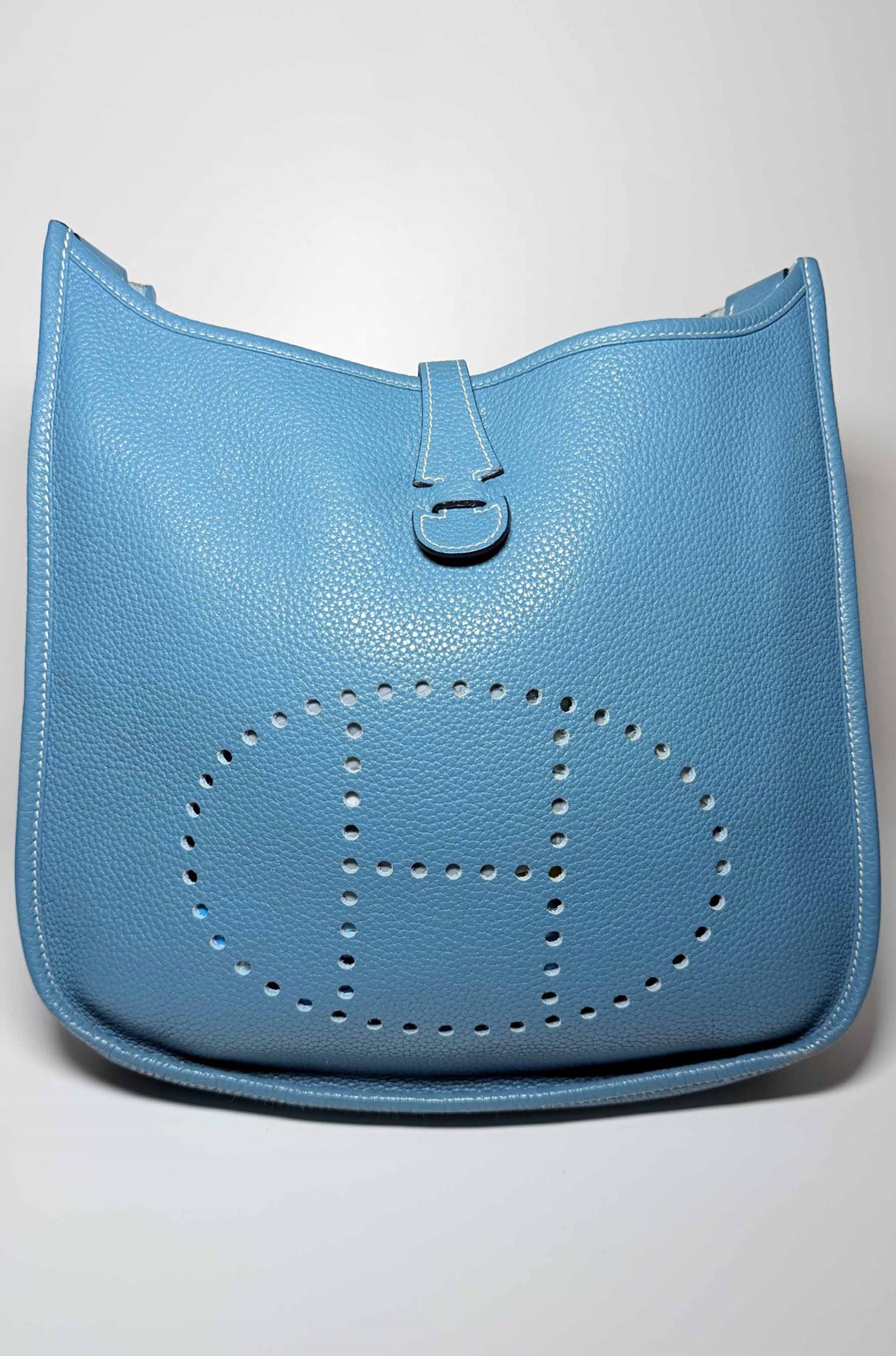Hermès Evelyne III Blue Jean Çanta