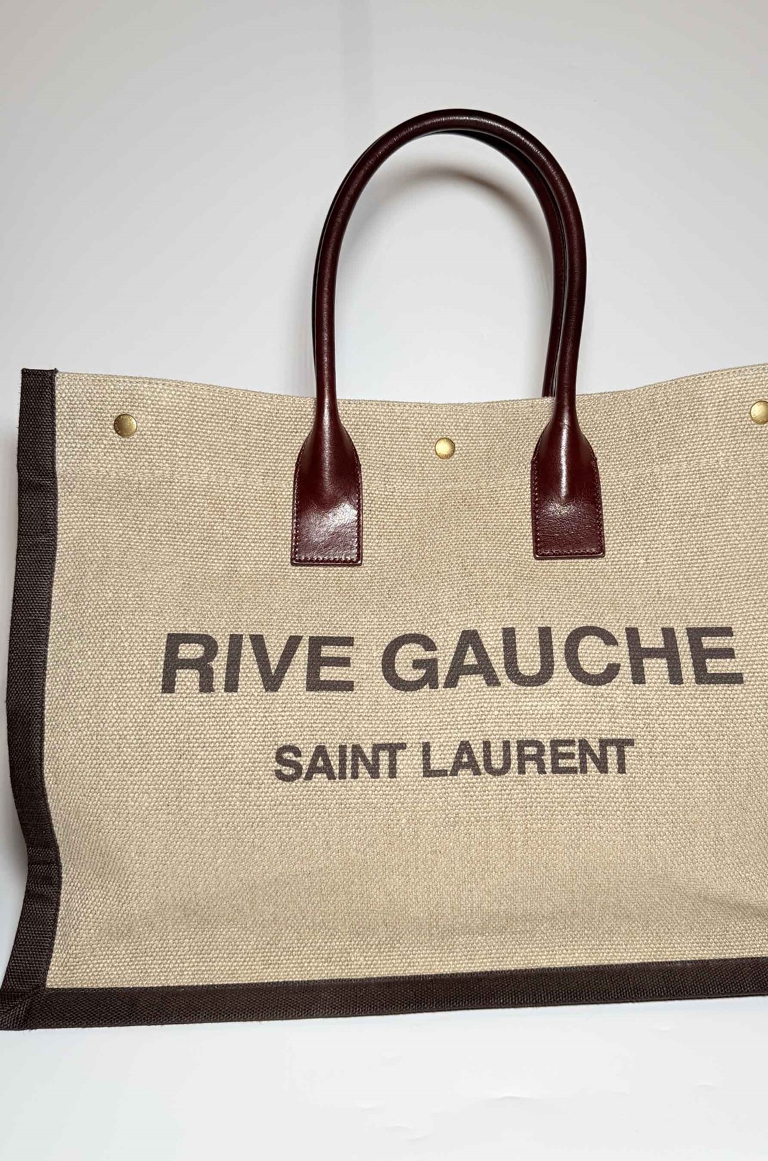 Yves Saint Laurent Rive Gauche Deri Saplı Çanta