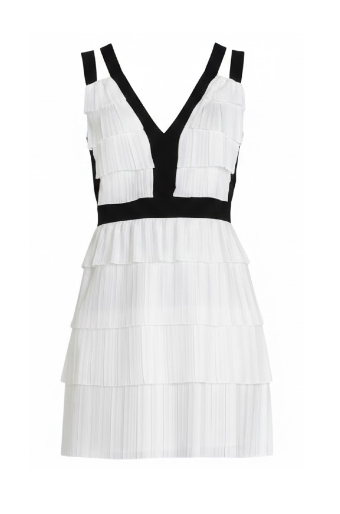 Hartley Sırtı Açık Beyaz Mini Elbise