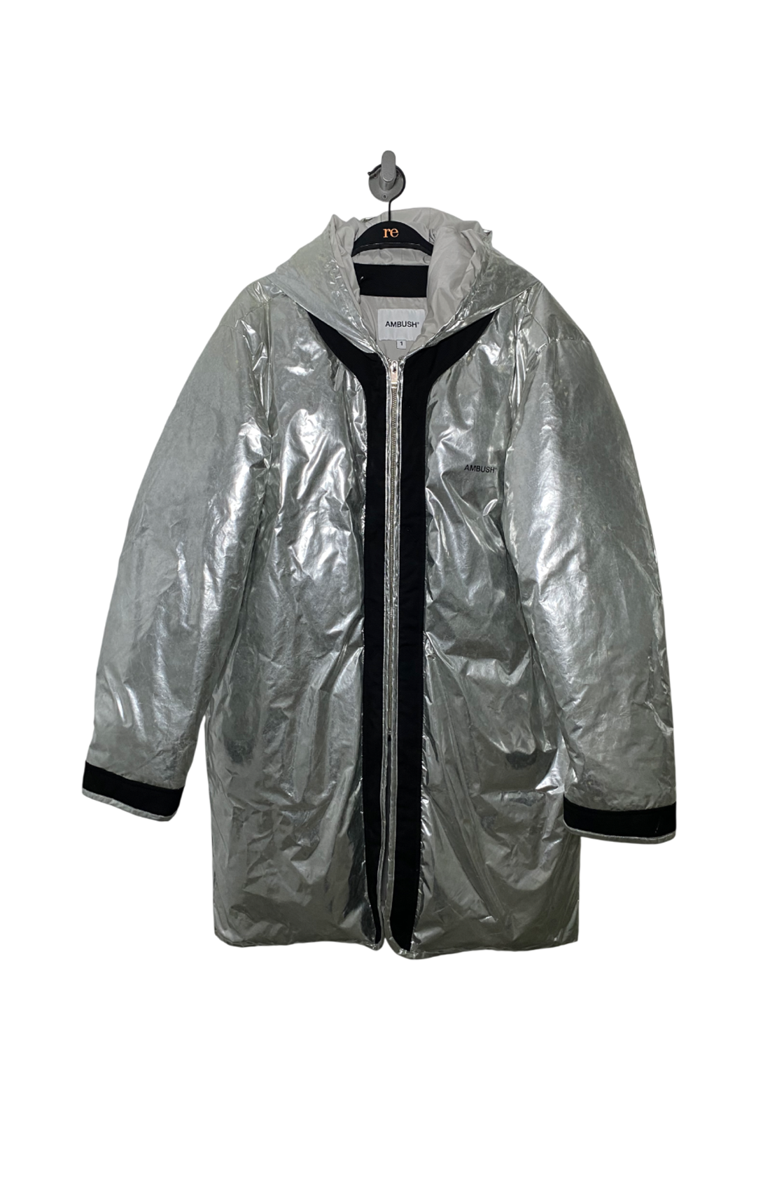 Ambush Down Gümüş Oversize Kayak Montu