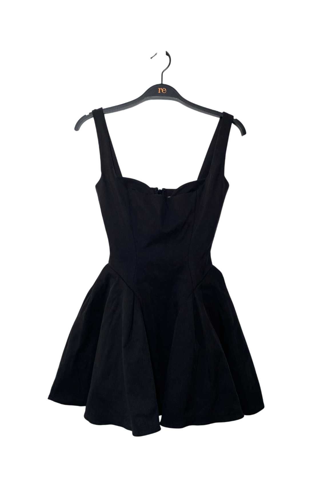 House of CB Bunny Twill Siyah Mini Elbise