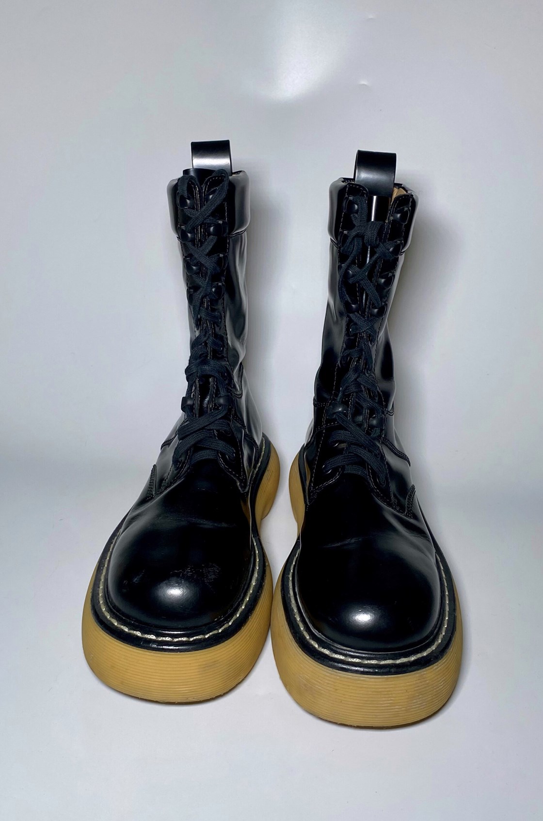 Bottega Veneta The Bounce Combat Siyah Bot (39)