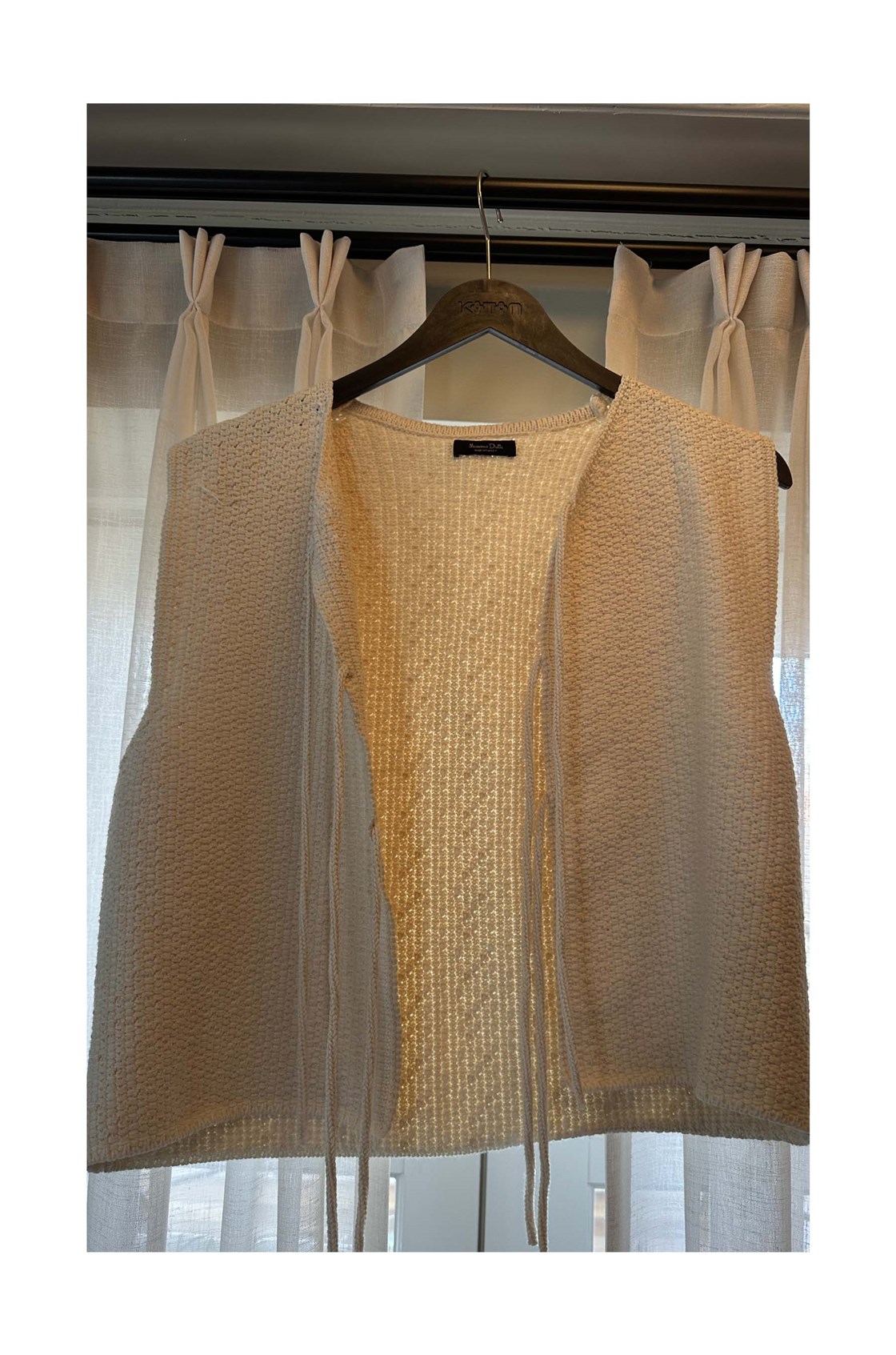 Massimo Dutti Beyaz Yelek
