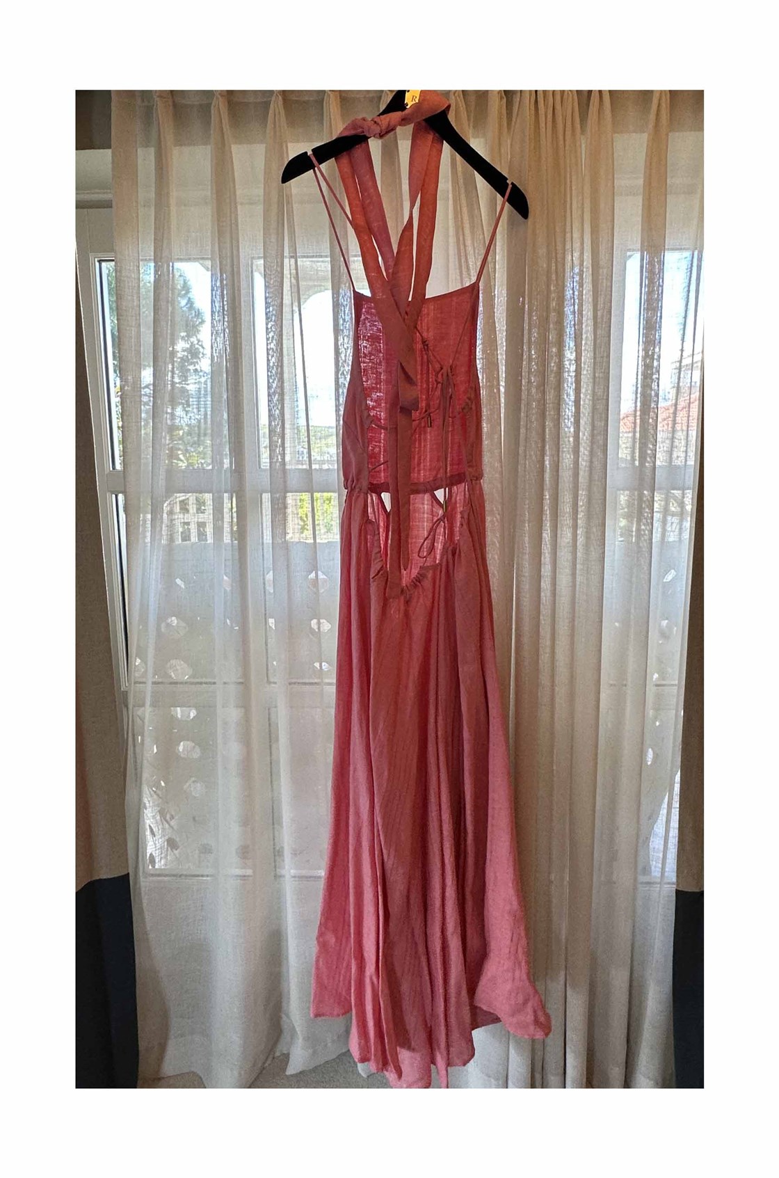 Cult Gaia Sırtı Açık Pembe Elbise