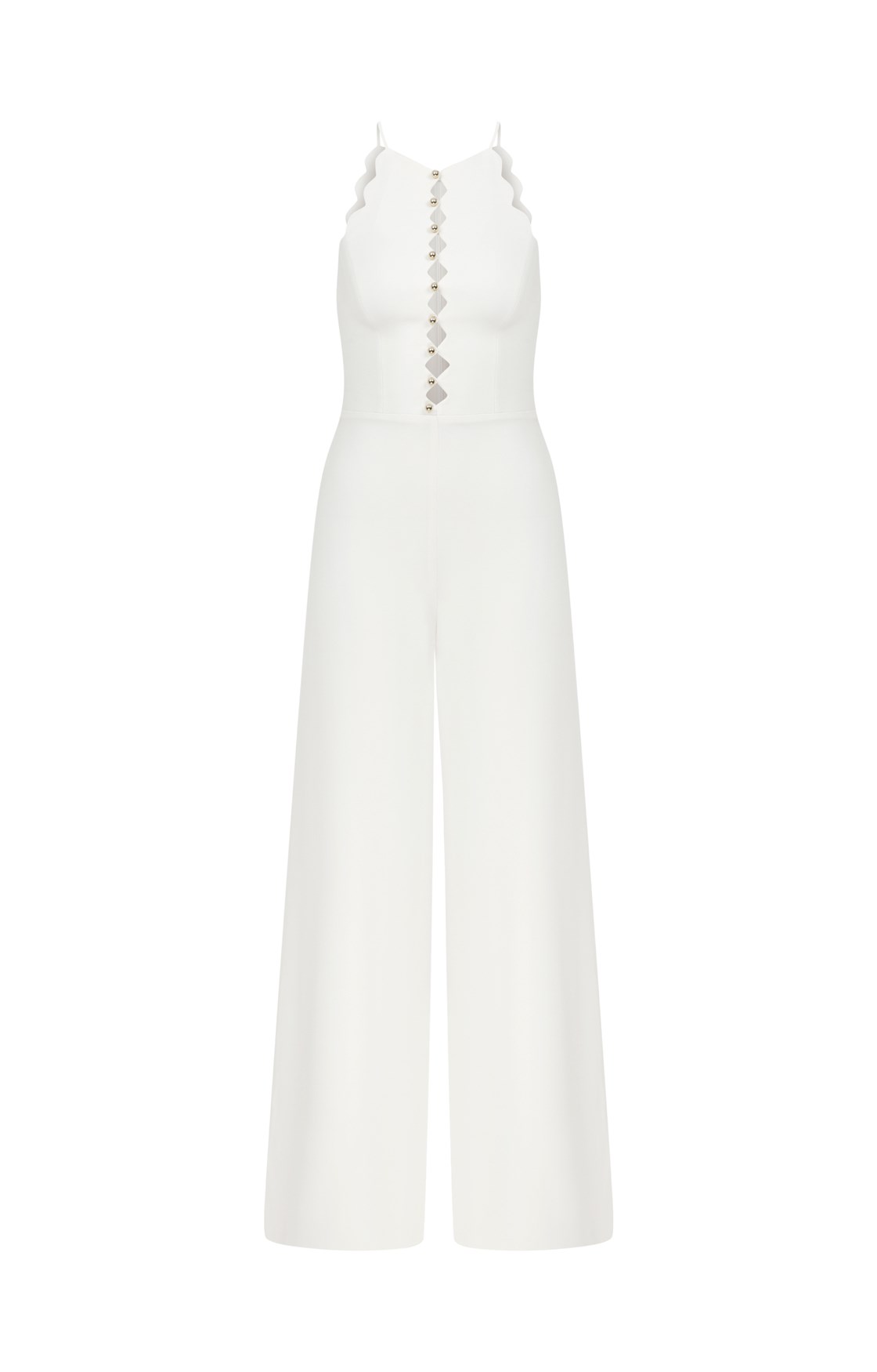 Zimmermann scallop sale jumpsuit