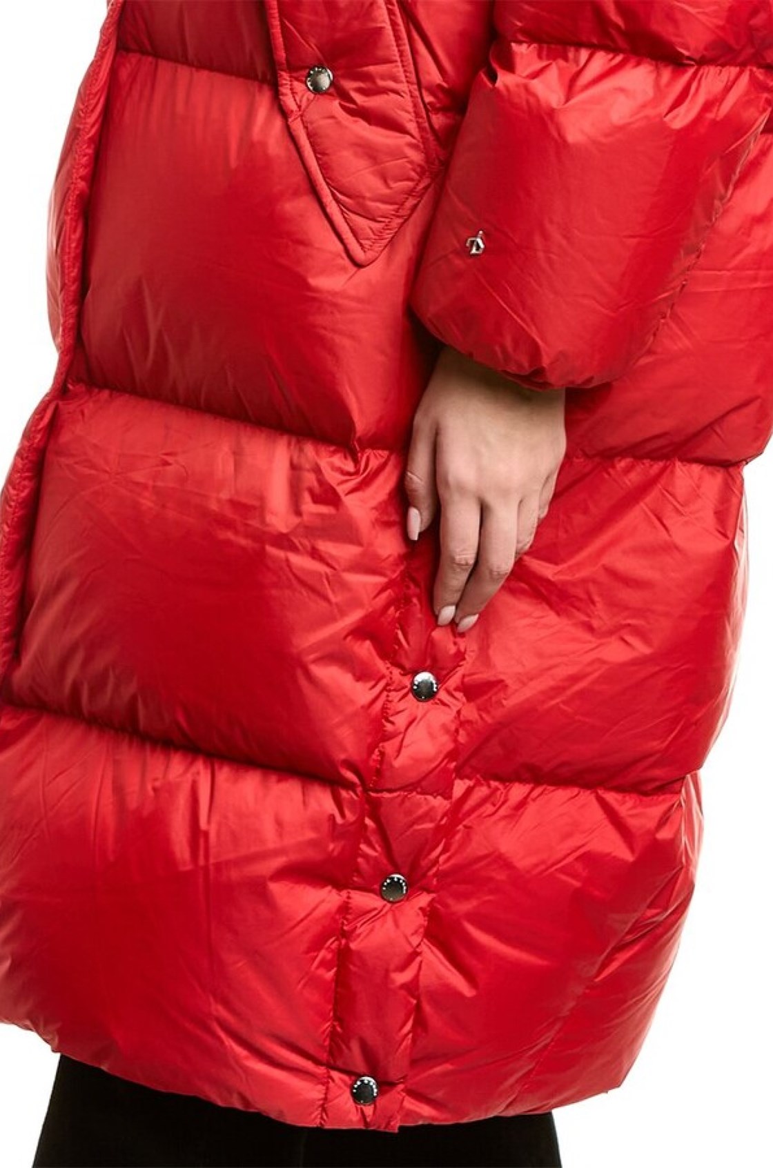 Joelle Kırmızı Uzun Şişme Mont 