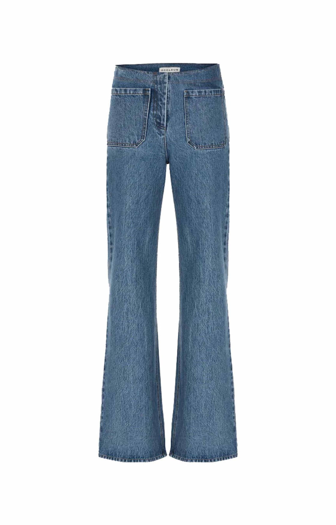 Palmer Kare Cepli Denim Pantolon 