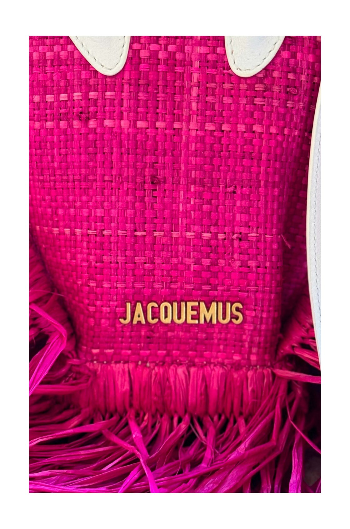 Jacquemus Püsküllü Pembe Çanta