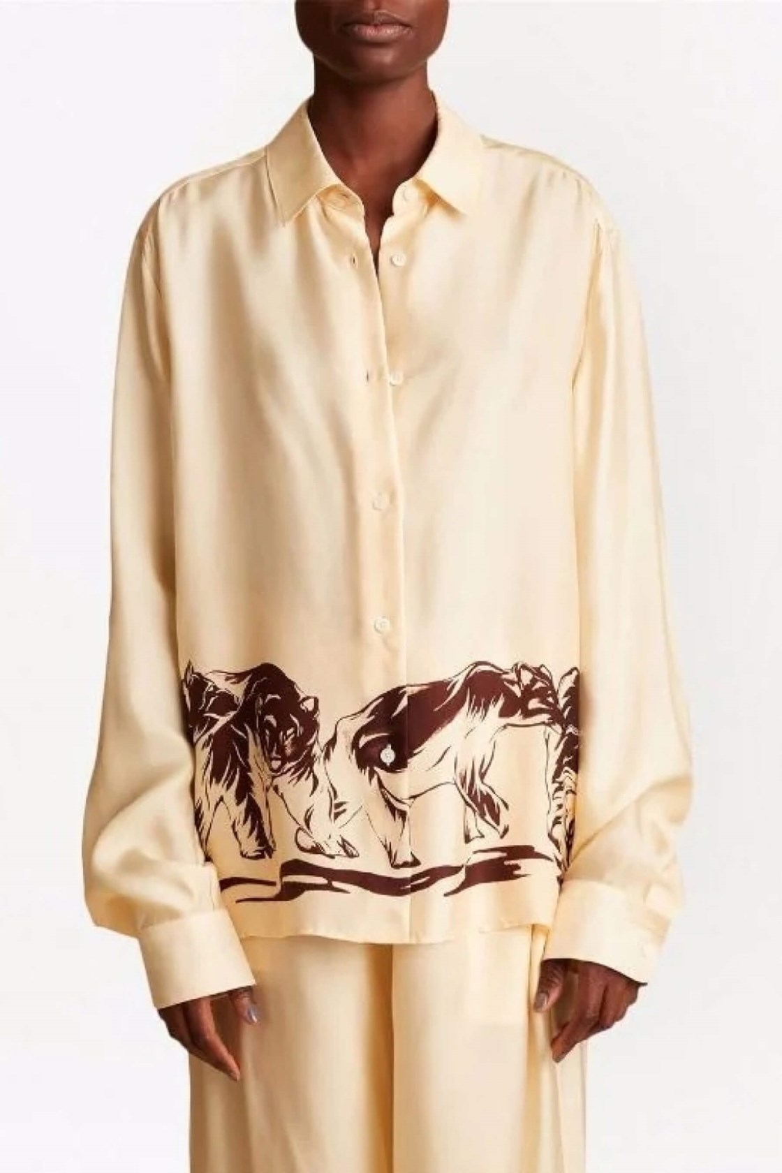 Khaite Garo Saten Gömlek