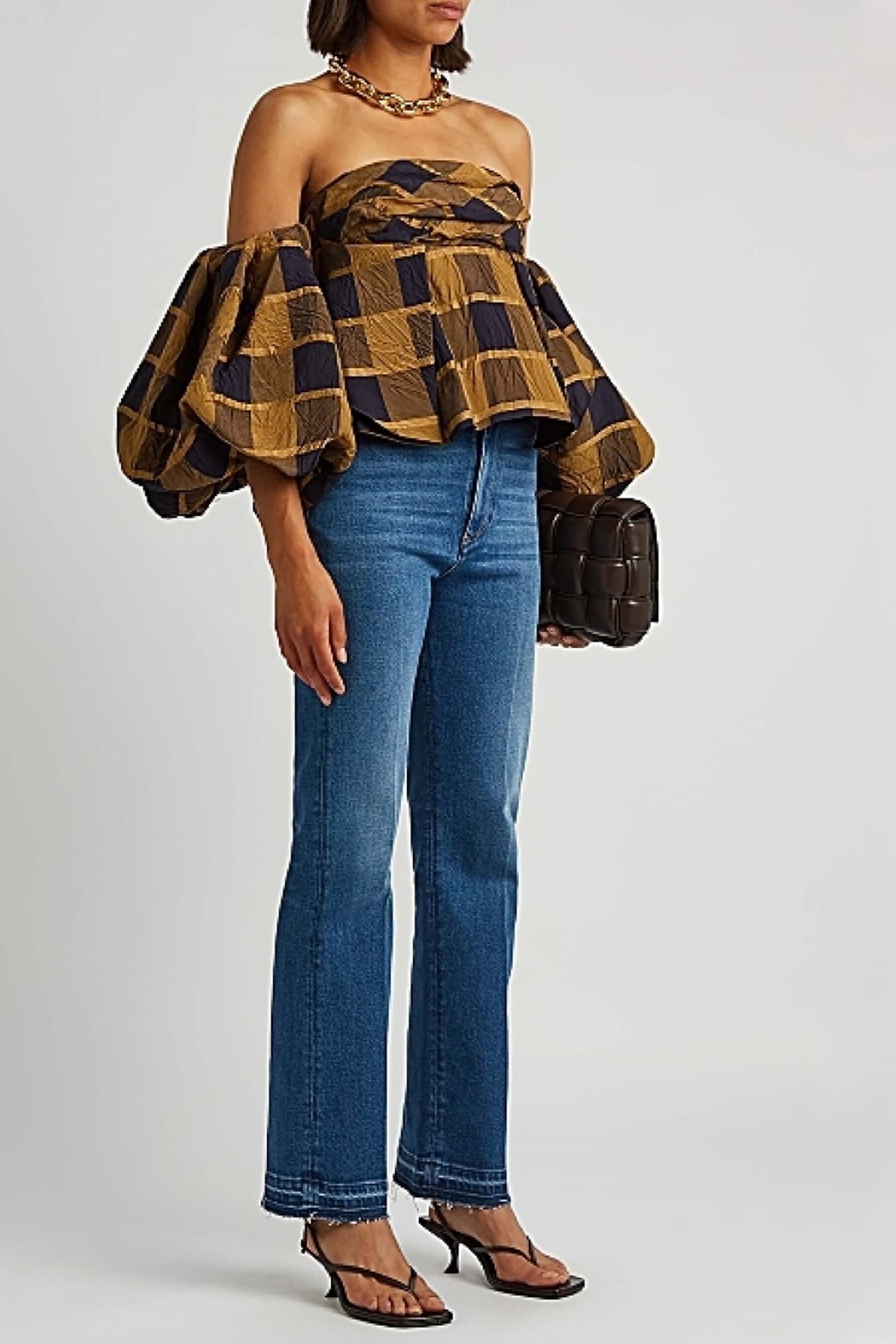 Katerina Ekose Straplez Bluz