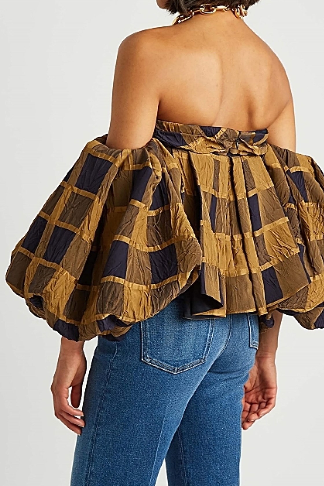 Katerina Ekose Straplez Bluz