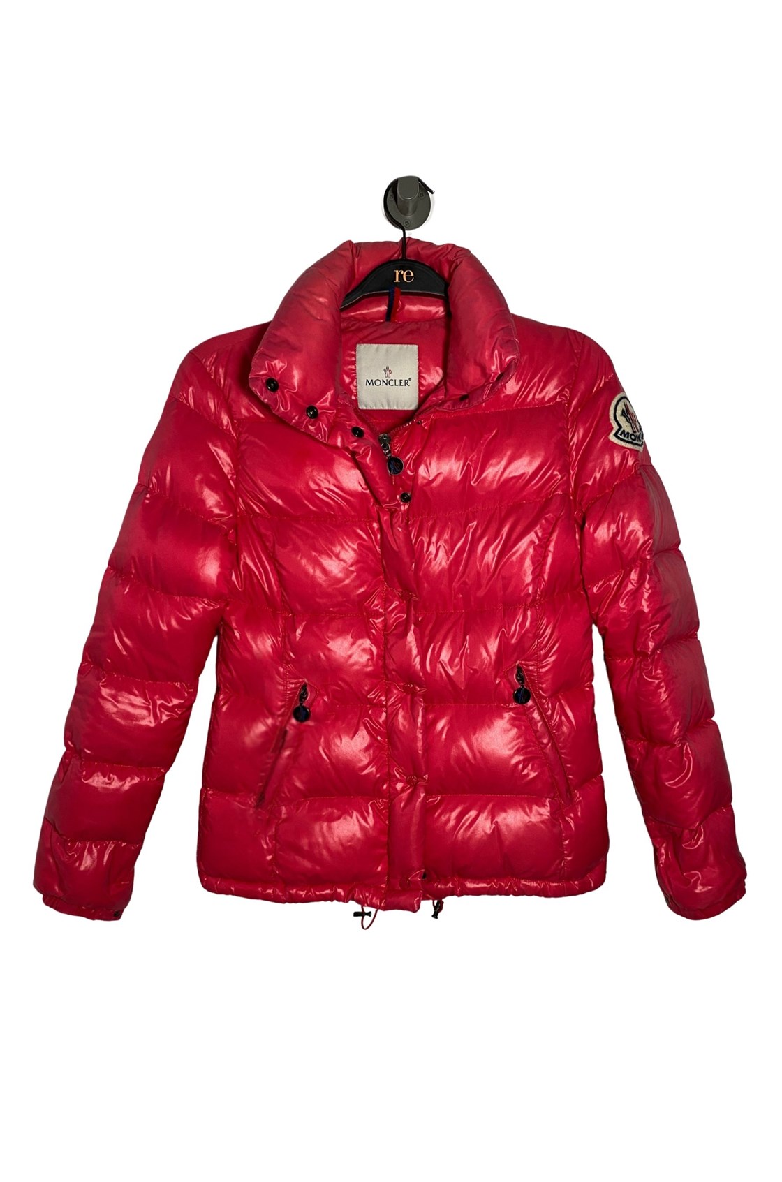 Moncler Pembe Şişme Kayak Montu