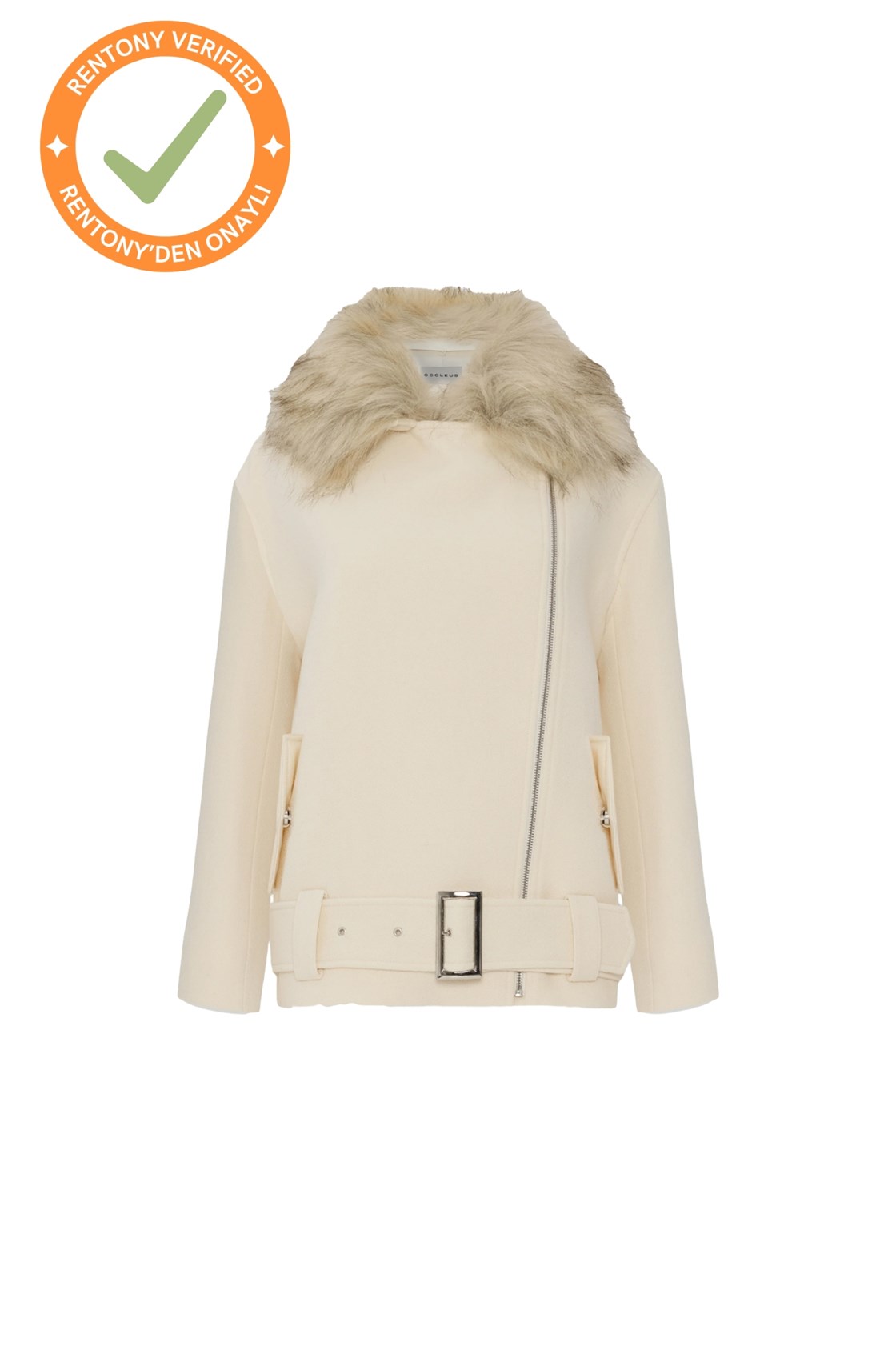 Occleus Silva Kürklü Beyaz Kaban