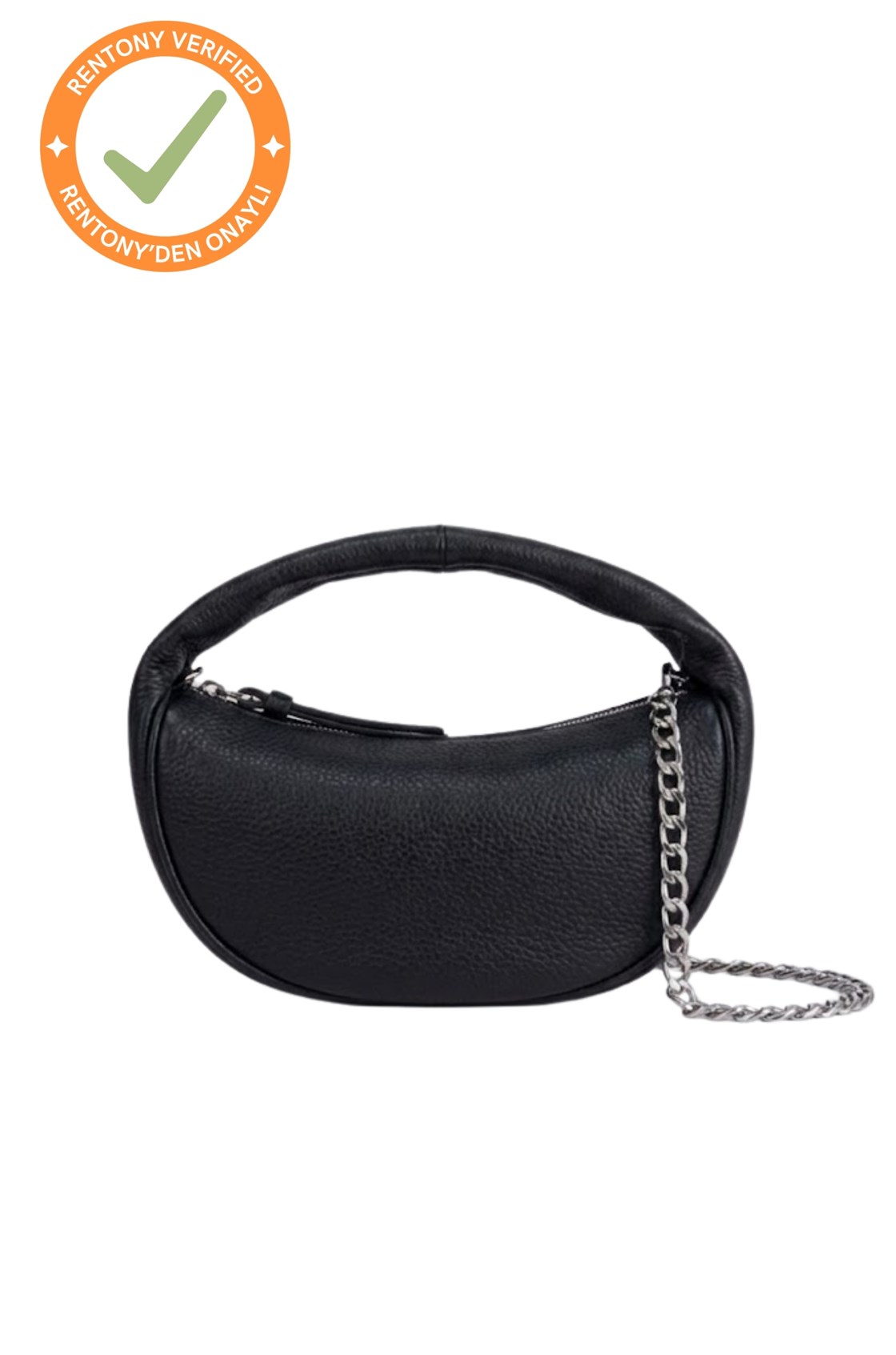 By Far Cush Zincir Saplı Siyah Çanta