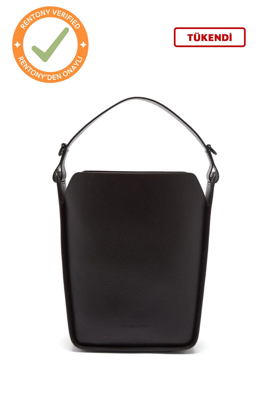 Balenciaga Tool 2.0 Deri Siyah Büyük Çanta