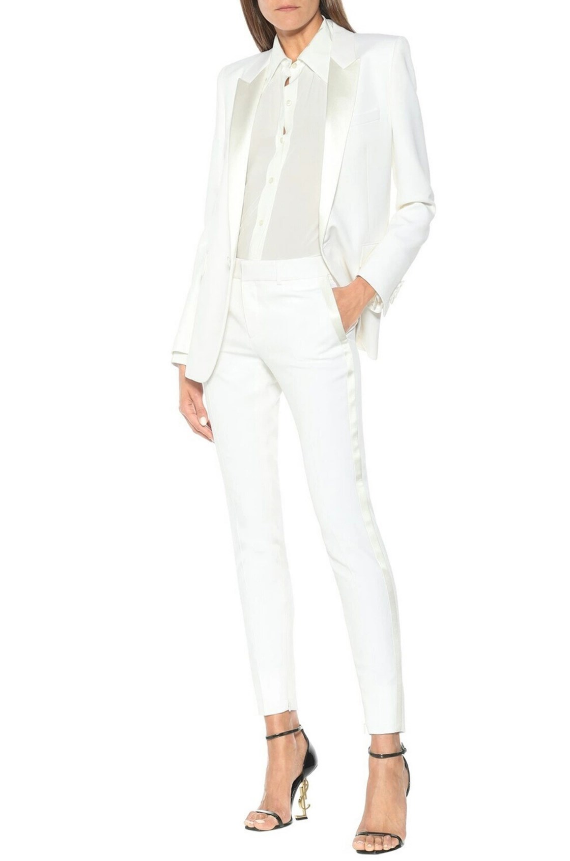  Saint Laurent Beyaz Smokin