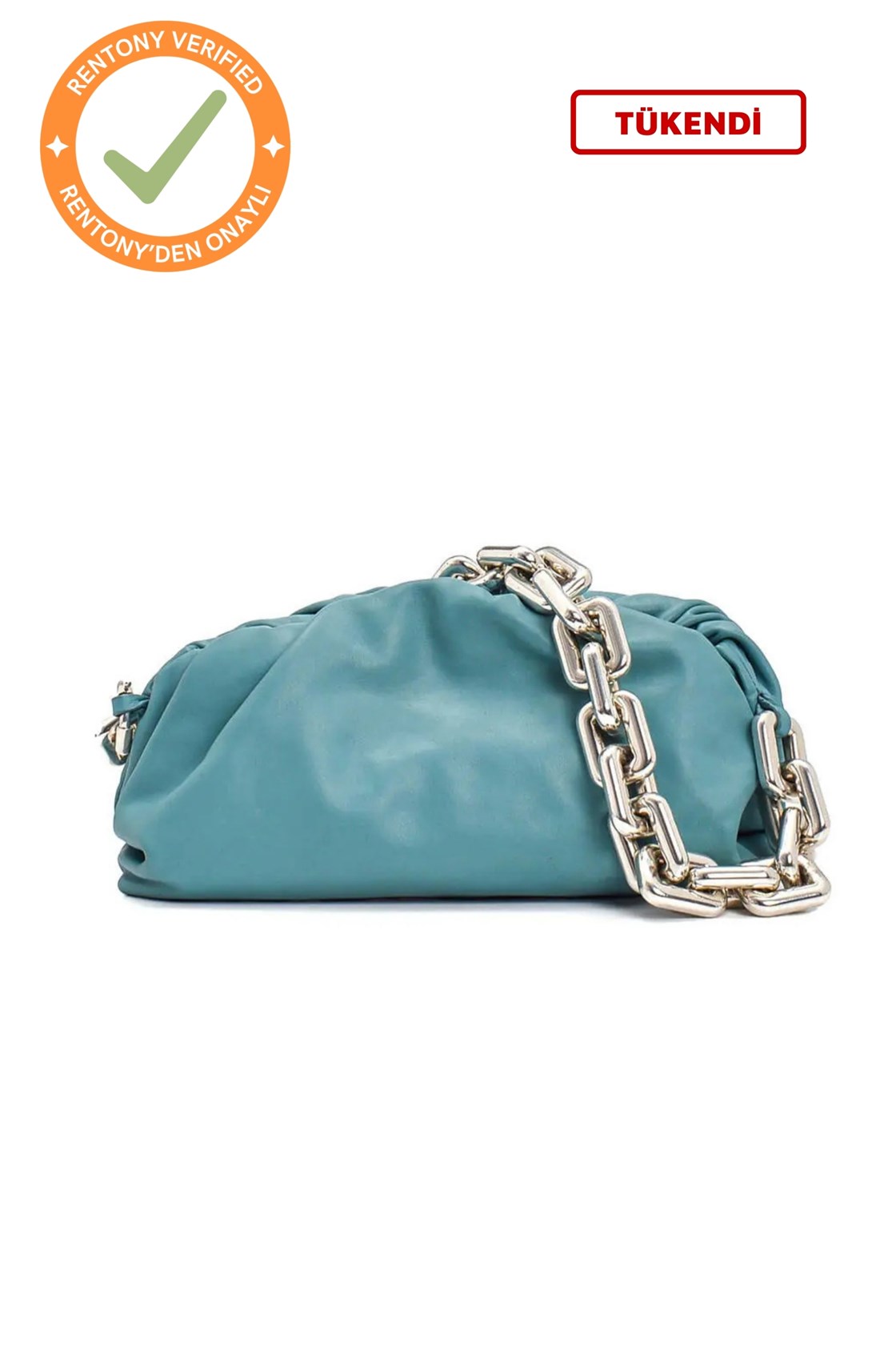 Bottega Veneta The Chain Pouch Mavi Çanta