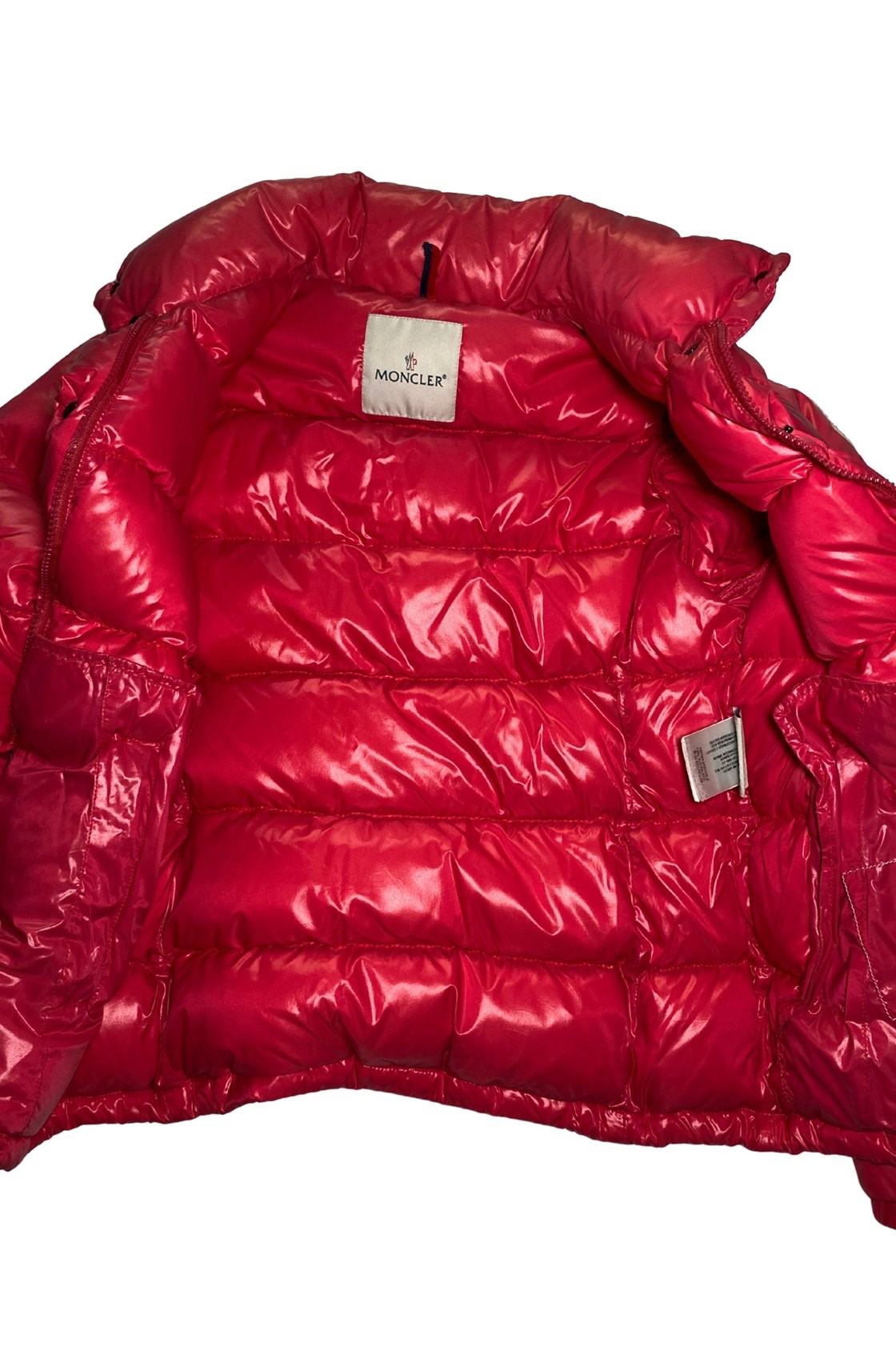 Moncler Pembe Şişme Kayak Montu