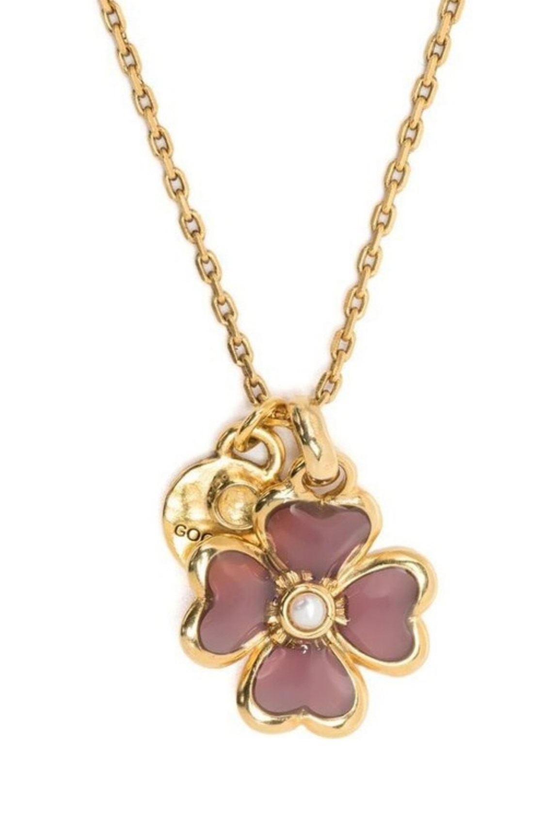 Goossens Four Leaf Çiçek Detaylı Kolye