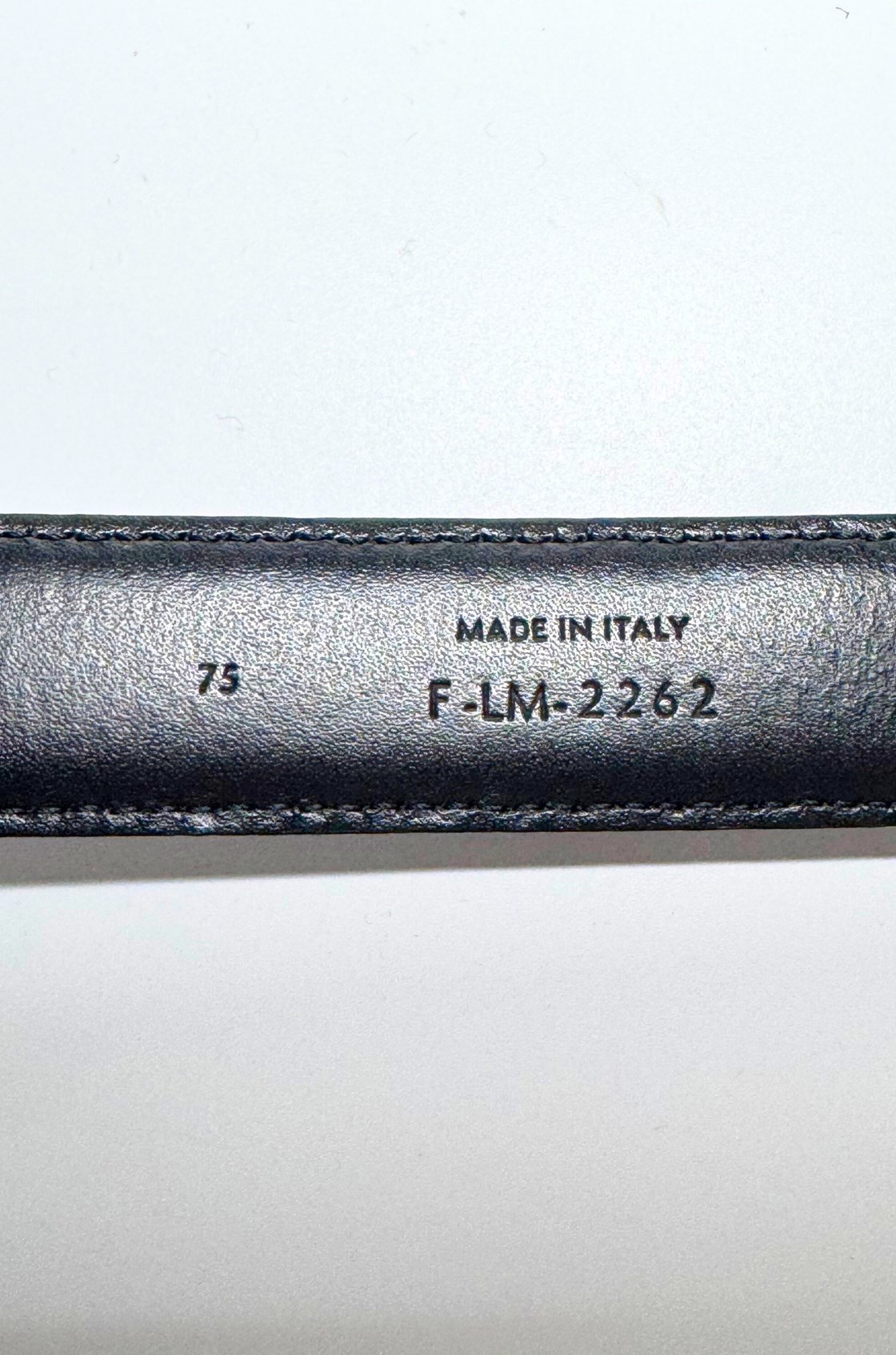 Celine 24mm Triomphe Siyah Gold Deri Kemer (75)