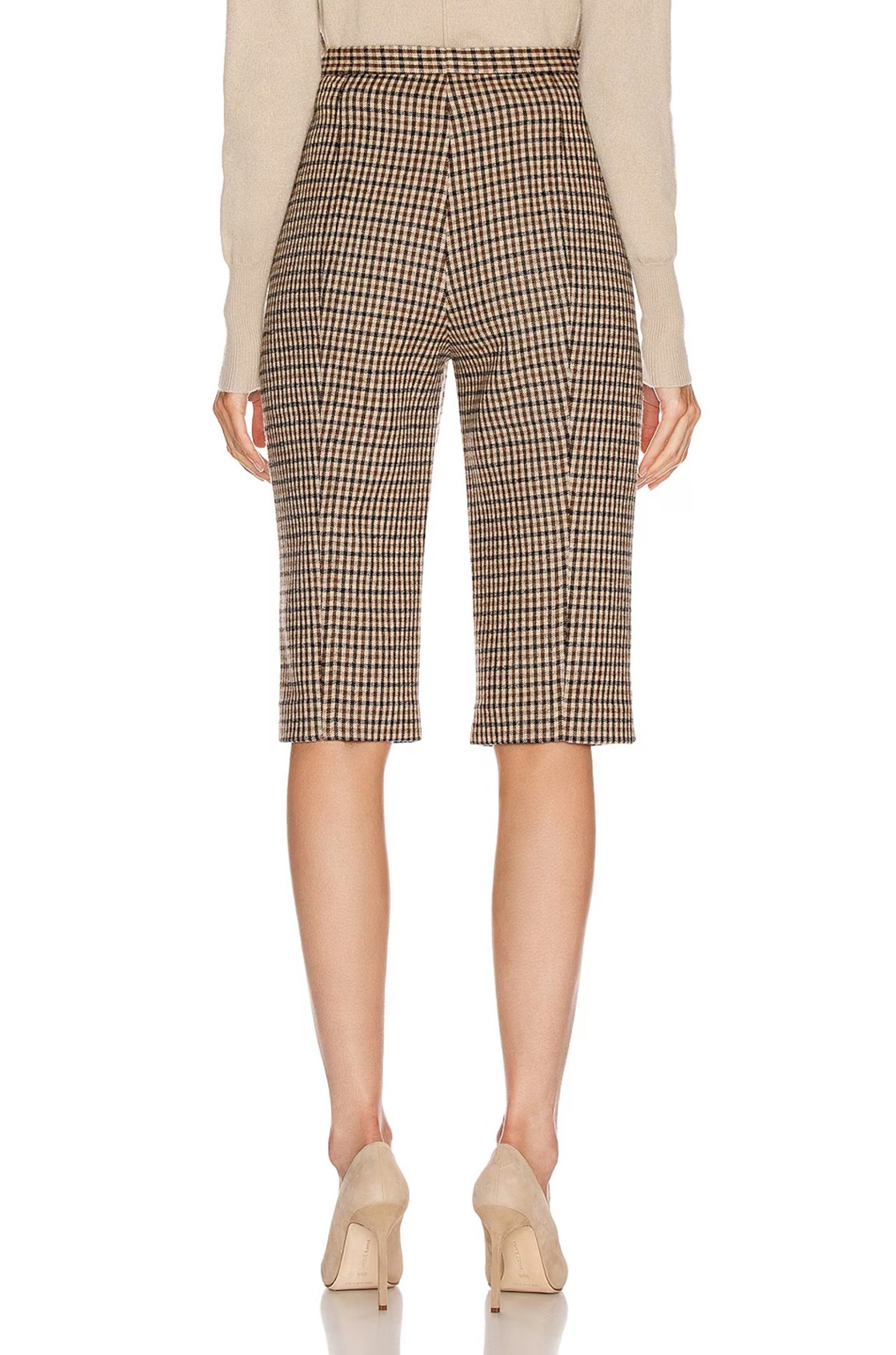 Ruby Ekoseli Kısa Pantolon